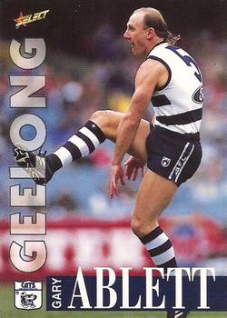 1996 Select AFL #14 Gary Ablett Sr. Front